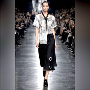 Y2K,Helen’s Heart,Abstract.Asymmetrical  Mixed-Media Grommet Art Dress Size M